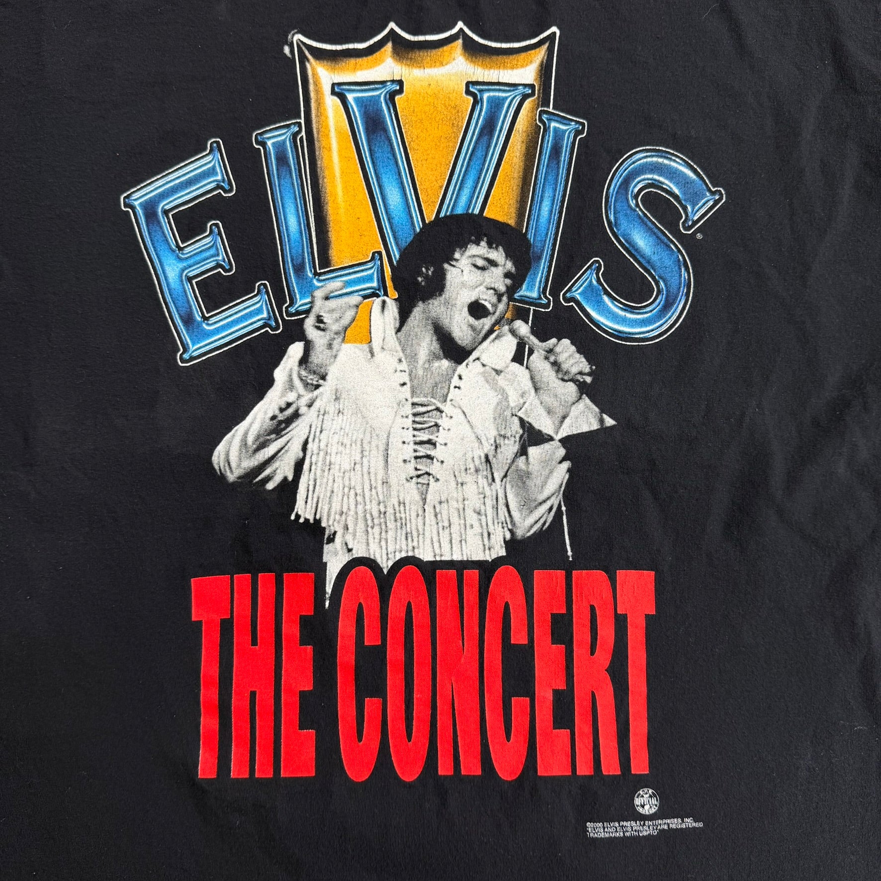 J- Vintage '00 Elvis The Concert World Tour Picture Tee - 2XL