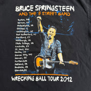J- Vintage '12 Bruce Springsteen Wrecking Ball Tour Picture Tee - L
