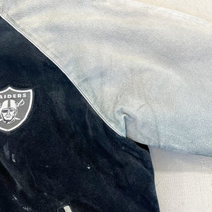 F- Vintage Oakland Raiders NFL Suede Jacket