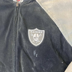 F- Vintage Oakland Raiders NFL Suede Jacket