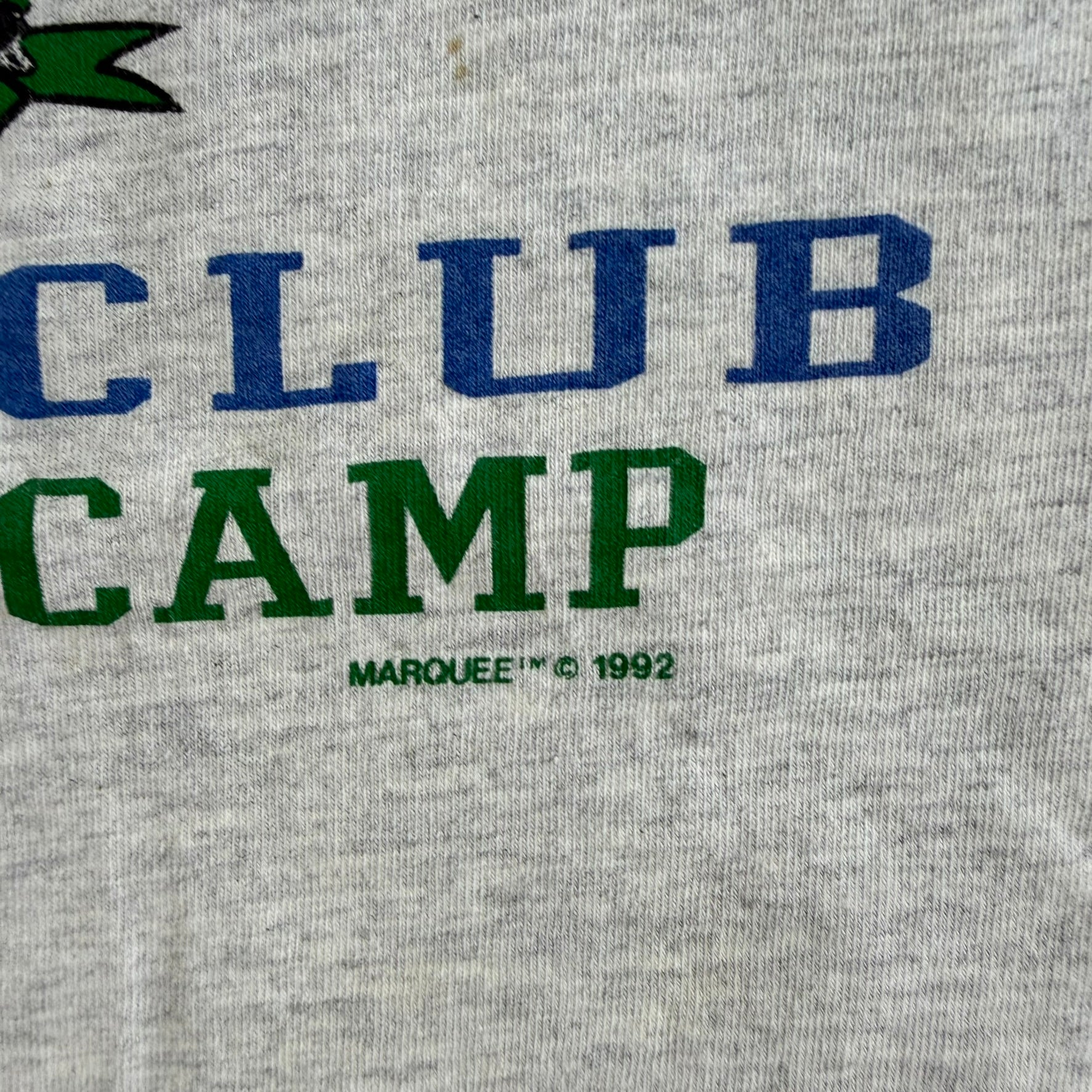 J- Vintage '92 Seattle Thunderbirds Junior Hockey Training Camp Graphic Made In USA Single Stitch Tee - XL