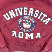 F- HOM Universita' Roma Cropped Reworked Crewneck