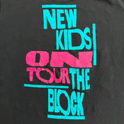 J- Vintage '89 New Kids On The Block On Tour Made In USA Single Stitch Tee - M