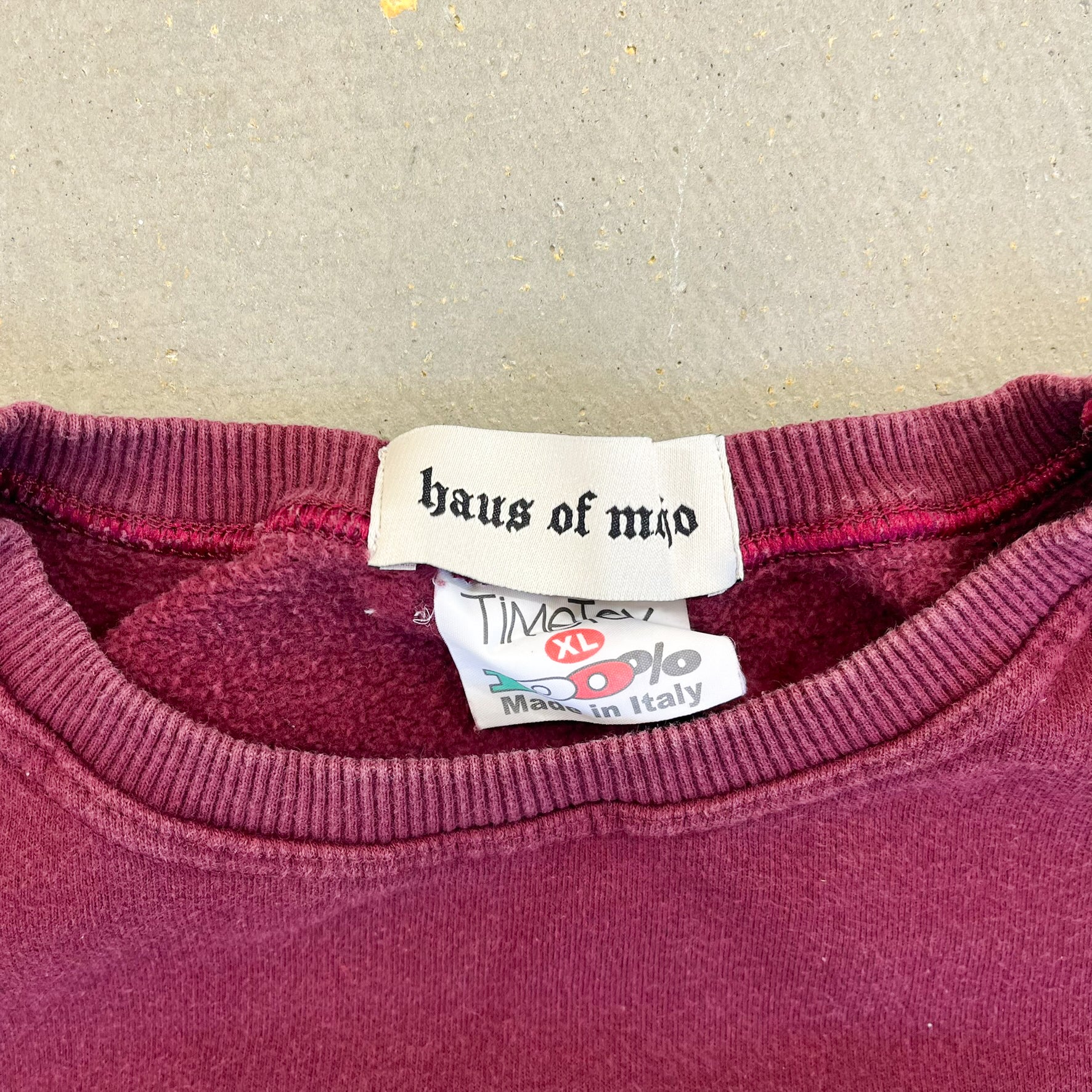 F- HOM Universita' Roma Cropped Reworked Crewneck
