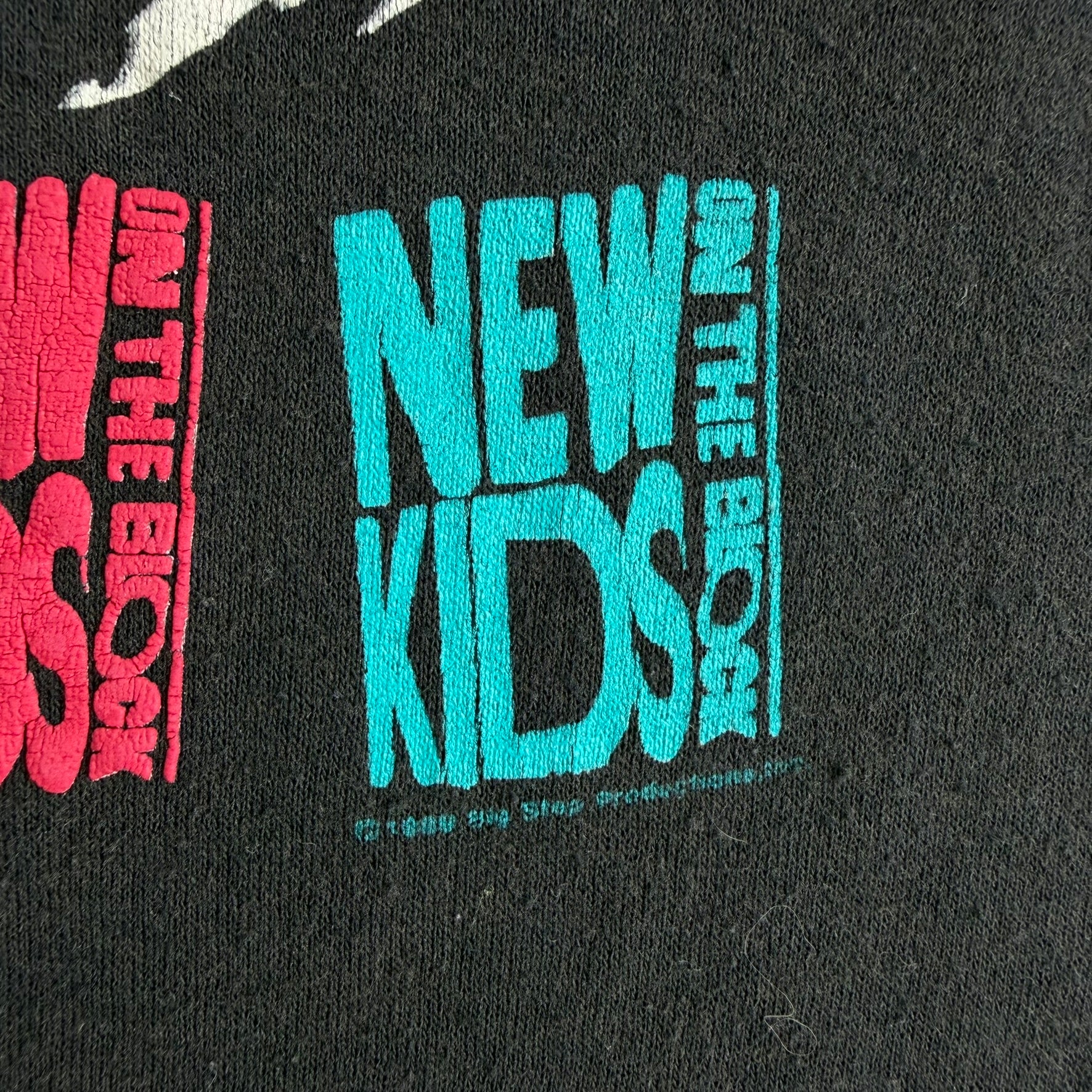 J- Vintage '89 New Kids On The Block On Tour Made In USA Single Stitch Tee - M