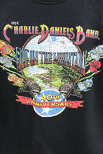 Load image into Gallery viewer, X - 2014 The Charlie Daniels Band Fire On The Mountain 40th Anniversary Tour Tee
