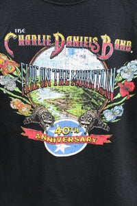 X - 2014 The Charlie Daniels Band Fire On The Mountain 40th Anniversary Tour Tee