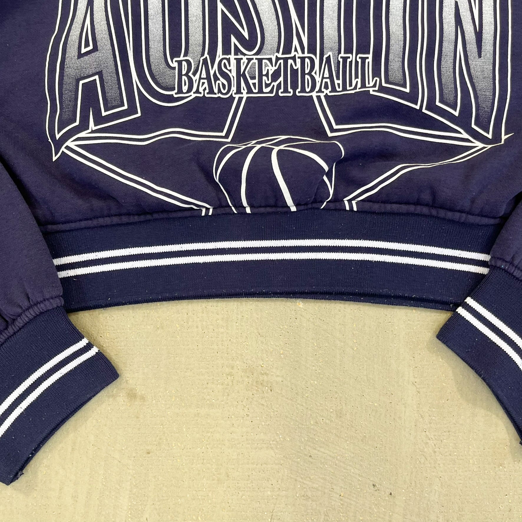F- HOM Austin Basketball Cropped Reworked Crewneck