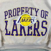 F- HOM Los Angeles Lakers Cropped Reworked Crewneck