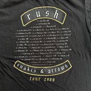 J- Vintage '08 Rush Snakes & Arrows Tour Graphic Tee - M