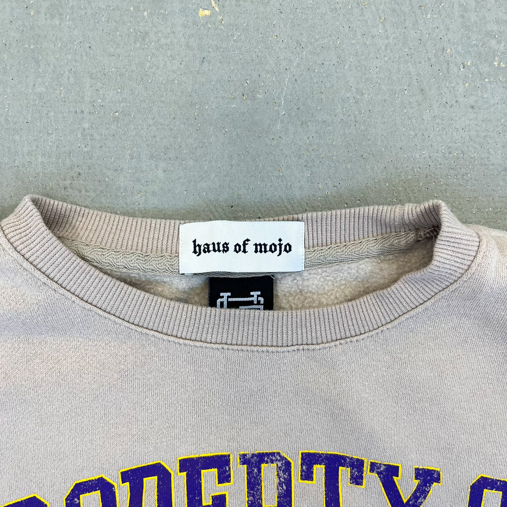 F- HOM Los Angeles Lakers Cropped Reworked Crewneck