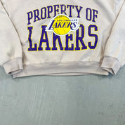F- HOM Los Angeles Lakers Cropped Reworked Crewneck
