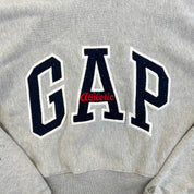 F- HOM Gap Athletic Puff Text Cropped Reworked Hoodie