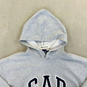 F- HOM Gap Athletic Puff Text Cropped Reworked Hoodie