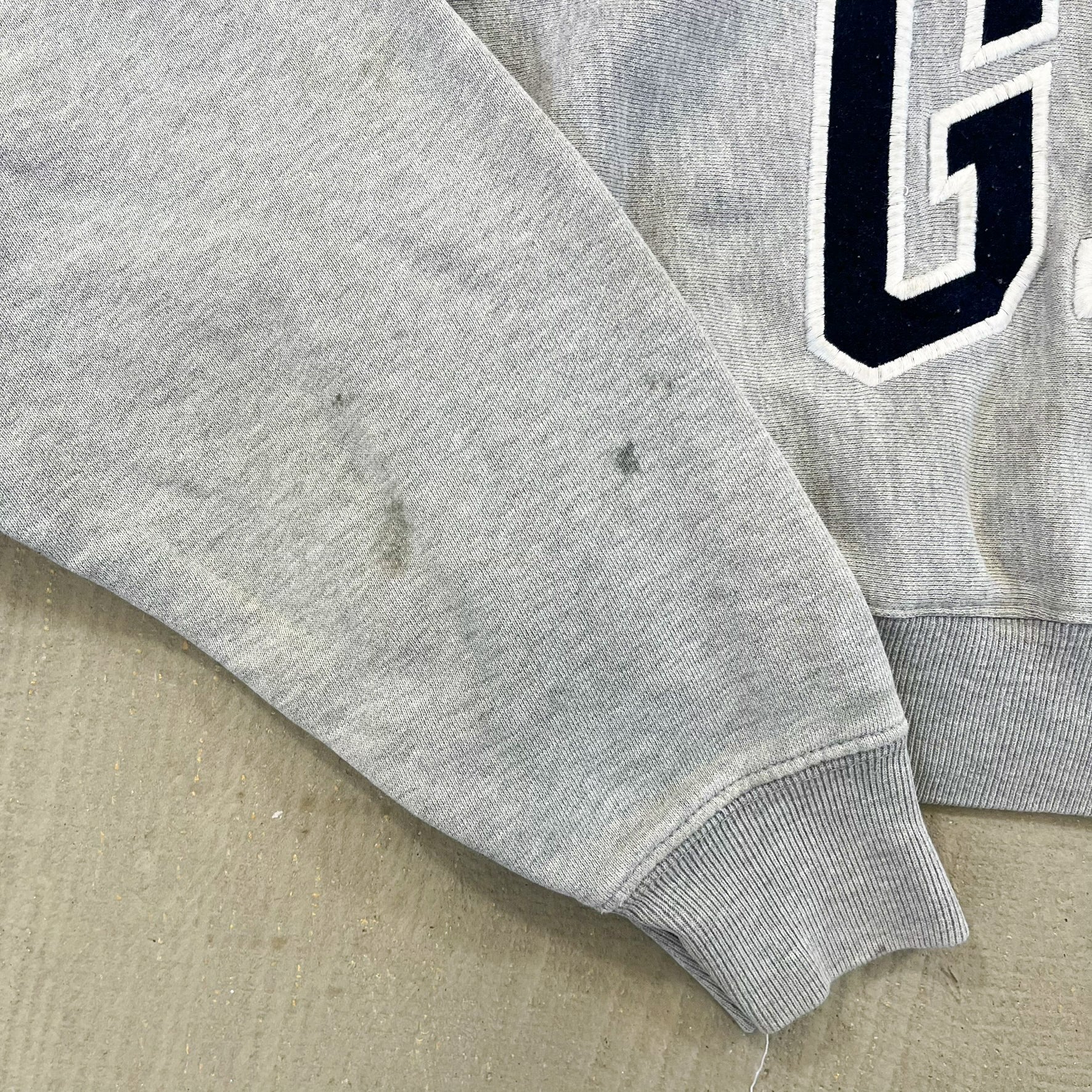 F- HOM Gap Athletic Puff Text Cropped Reworked Hoodie