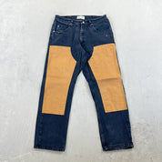 F- HOM Double Knees Wrangler Reworked Custom Jeans