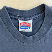 J- Vintage '91 San Jose Sharks NHL Logo & Graphic Made In USA Single Stitch Tee - M