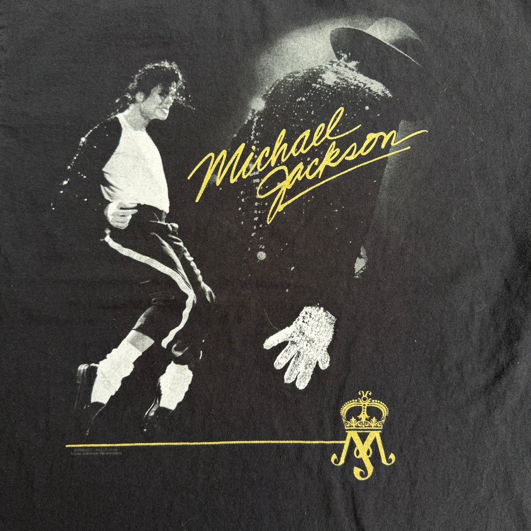J- Vintage '09 Michael Jackson Pictures & Text Graphic Tee - M