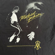 J- Vintage '09 Michael Jackson Pictures & Text Graphic Tee - M