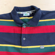 J- Vintage Lacoste Embroidered L/S Logo Made In USA Polo shirt - M