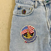 F- HOM Tommy Hilfiger Patches Reworked Custom Jeans
