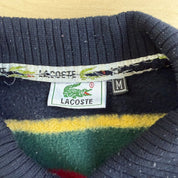 J- Vintage Lacoste Embroidered L/S Logo Made In USA Polo shirt - M