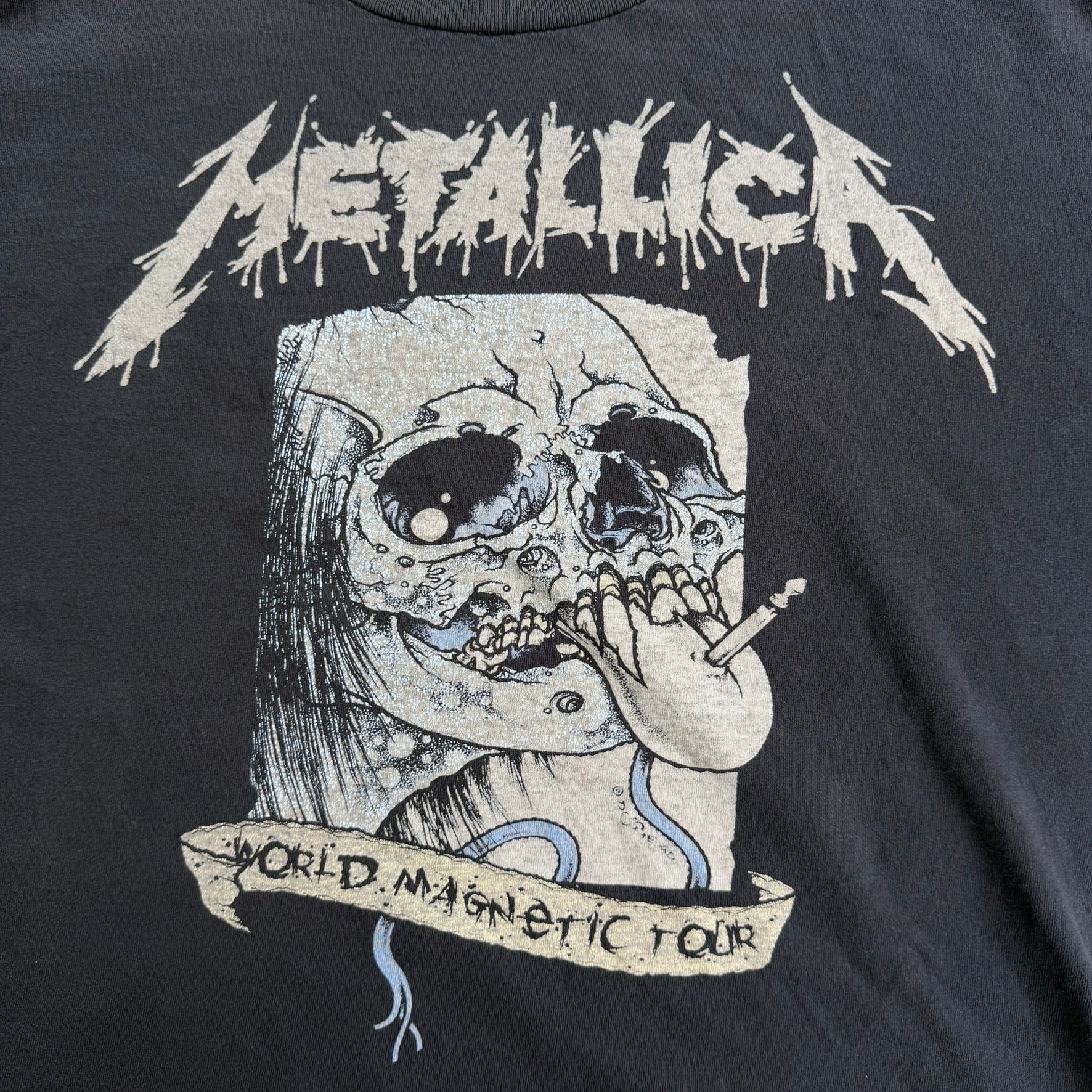 J- Vintage '08 Metallica World Magnetic Tour Graphic Tee - XL