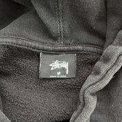 J- Vintage Stussy Cursive Text Logo Hoodie - M