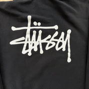 J- Vintage Stussy Cursive Text Logo Hoodie - M