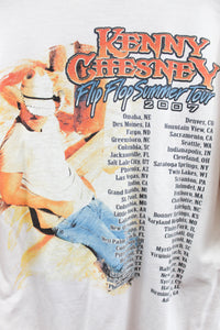 X- 2007 Kenny Chesney Flip Flop Summer Tour Beach Tee