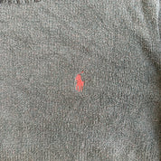 J- Vintage 90s Polo RL Embroidered Logo Olive Green Knit Sweater - M
