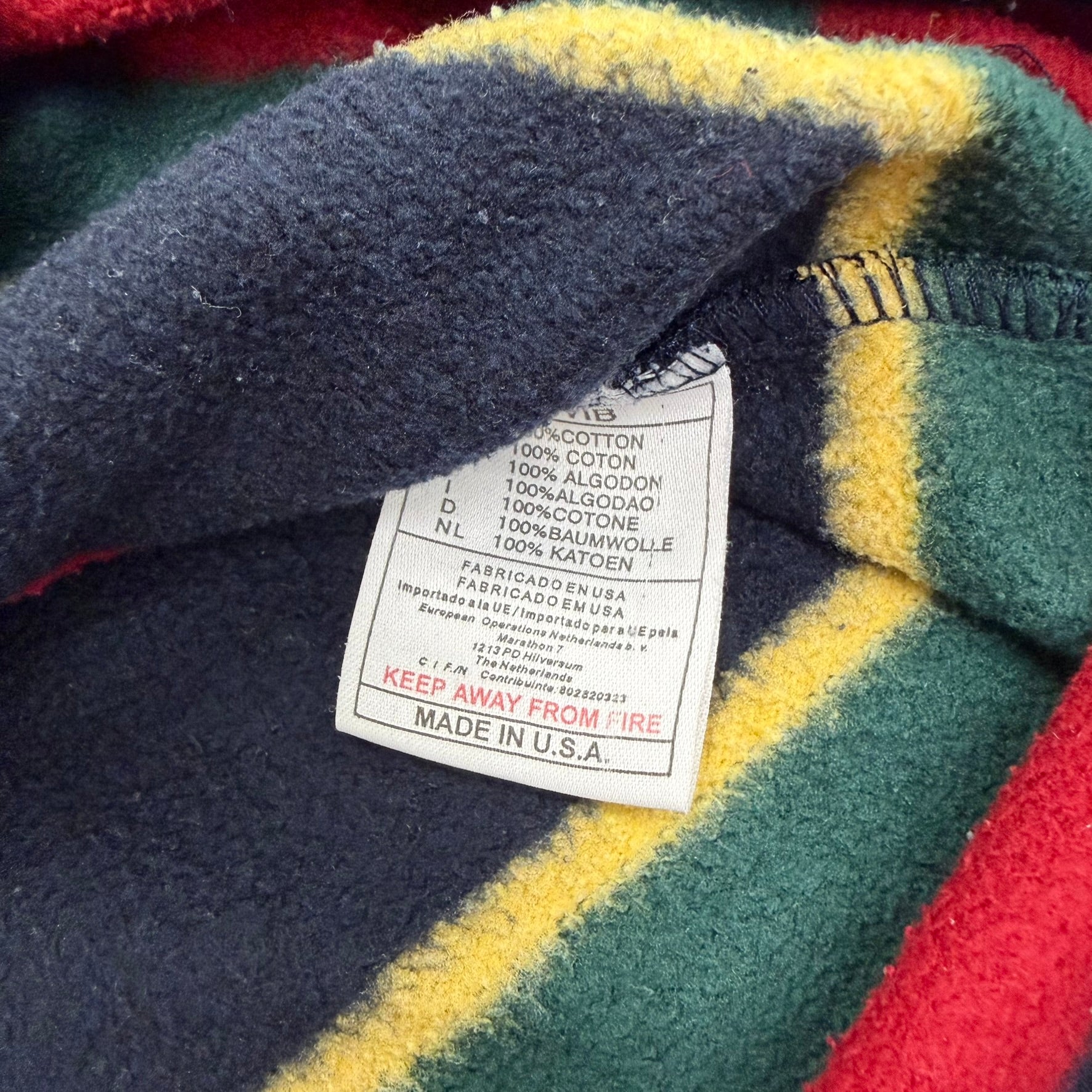 J- Vintage Lacoste Embroidered L/S Logo Made In USA Polo shirt - M