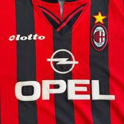 J- Vintage '97 AC Milan Football Club Made In Italy Soccer Jersey - XL