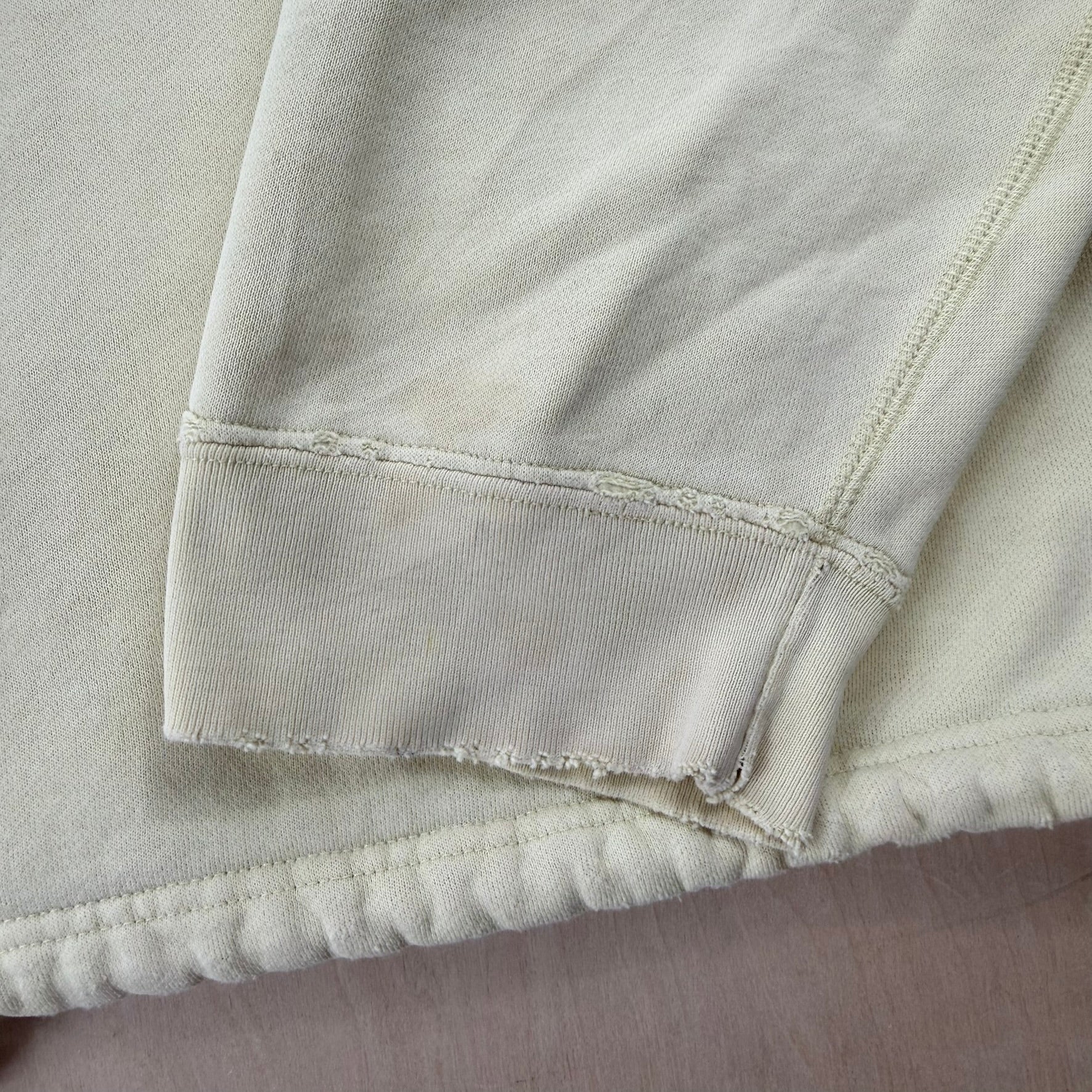 J- Vintage Polo Ralph Lauren Embroidered Logo Yellow Zip Up Hoodie - L