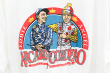 Load image into Gallery viewer, X - Vintage 1999 Saratoga Race Course Arcaro Cordero Tee
