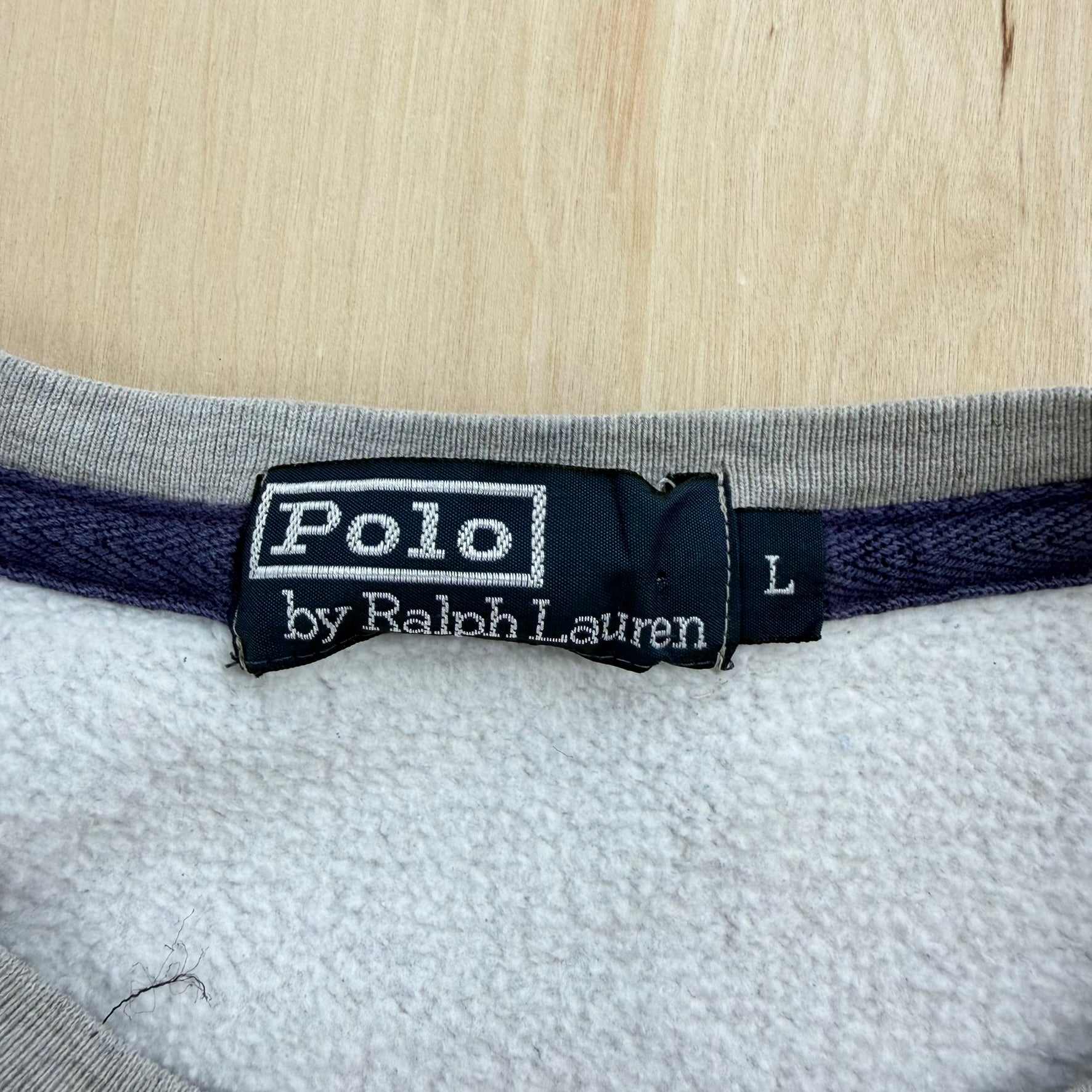 J- Vintage Polo Ralph Lauren ASU Golf Embroidered Text & Logo Crewneck - L