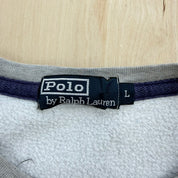 J- Vintage Polo Ralph Lauren ASU Golf Embroidered Text & Logo Crewneck - L