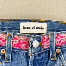 Load image into Gallery viewer, F- HOM Levi&#39;s 501 Hand Beaded Reworked Custom Jeans

