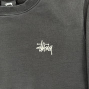 J- Vintage Stussy Cursive Text Logo Crewneck - L