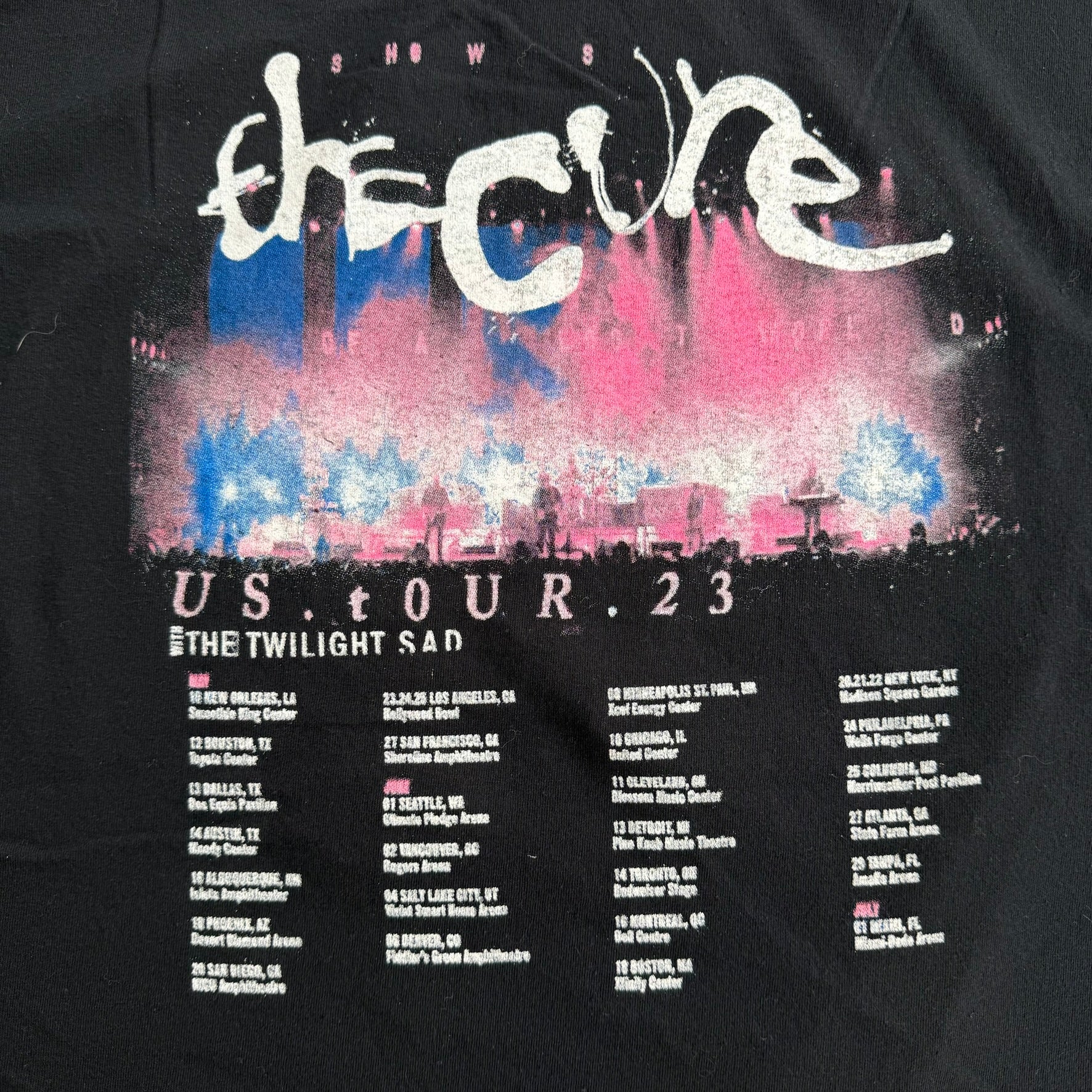 J- '23 The Cure Shows Of A Lost World Tour Graphic Tee - 3XL