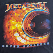 J- Vintage Megadeth Super Collider Graphic Hot Rock Tag Tee - XL