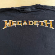 J- Vintage Megadeth Super Collider Graphic Hot Rock Tag Tee - XL