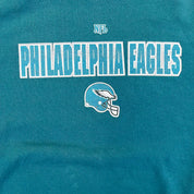 F- Vintage Philadelphia Eagles NFL Logo & Text Crewneck