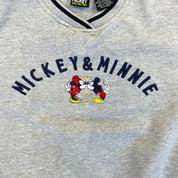 F- Vintage Disney Jerry Leigh Mickey & Minnie Embroidered Crewneck