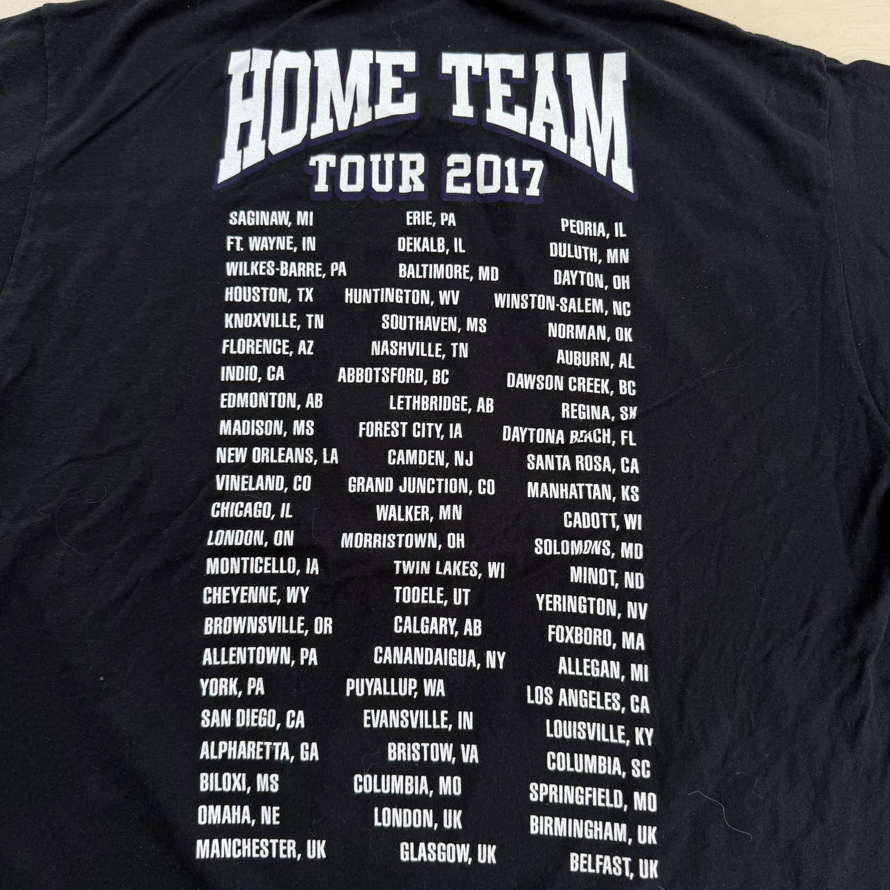 J- '17 Thomas Rhett Home Team Tour Picture Tee - XL