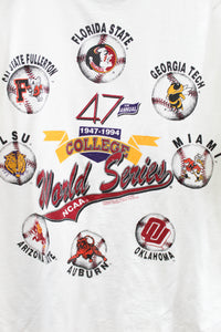 X - Vintage Single Stitch 1994 NCAA College World Series Tee