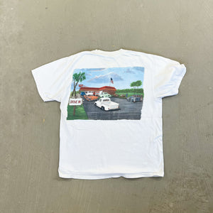 F- Vintage In N Out Burgers Drive through Hanes Beefy Tee