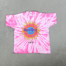 Load image into Gallery viewer, F- Vintage Hard Rock Cafe Tokyo Pink Tie Dye Single Stitch Tee
