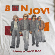 J- Vintage '05 Bon Jovi Have A Nice Day Tour Picture Long Sleeve Tee - L