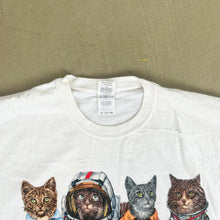 Load image into Gallery viewer, F- Vintage Kennedy Space Center Astronaut Cats Graphic Tee
